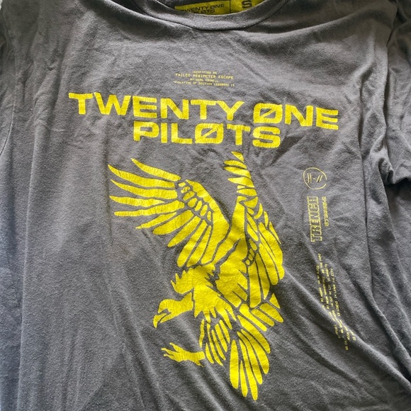 Twenty One Pilots T Shirt Vessel Vintage Band Logo nieuw Officieel Mannen Zwart XL